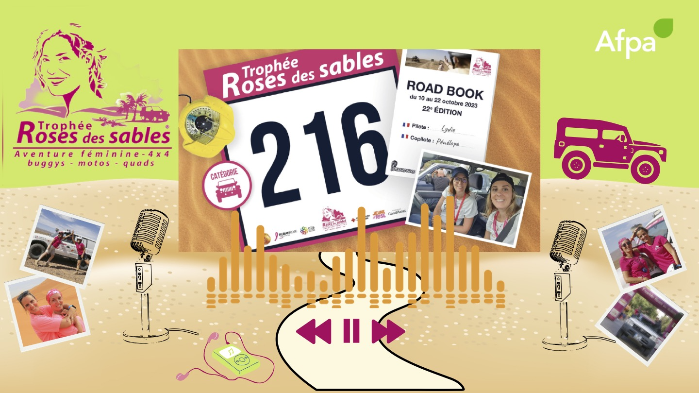 Lydie Mercier et Pénélope Degois : L'équipe solidaire Afpa et Mission locale au Trophée Roses des Sables 2023